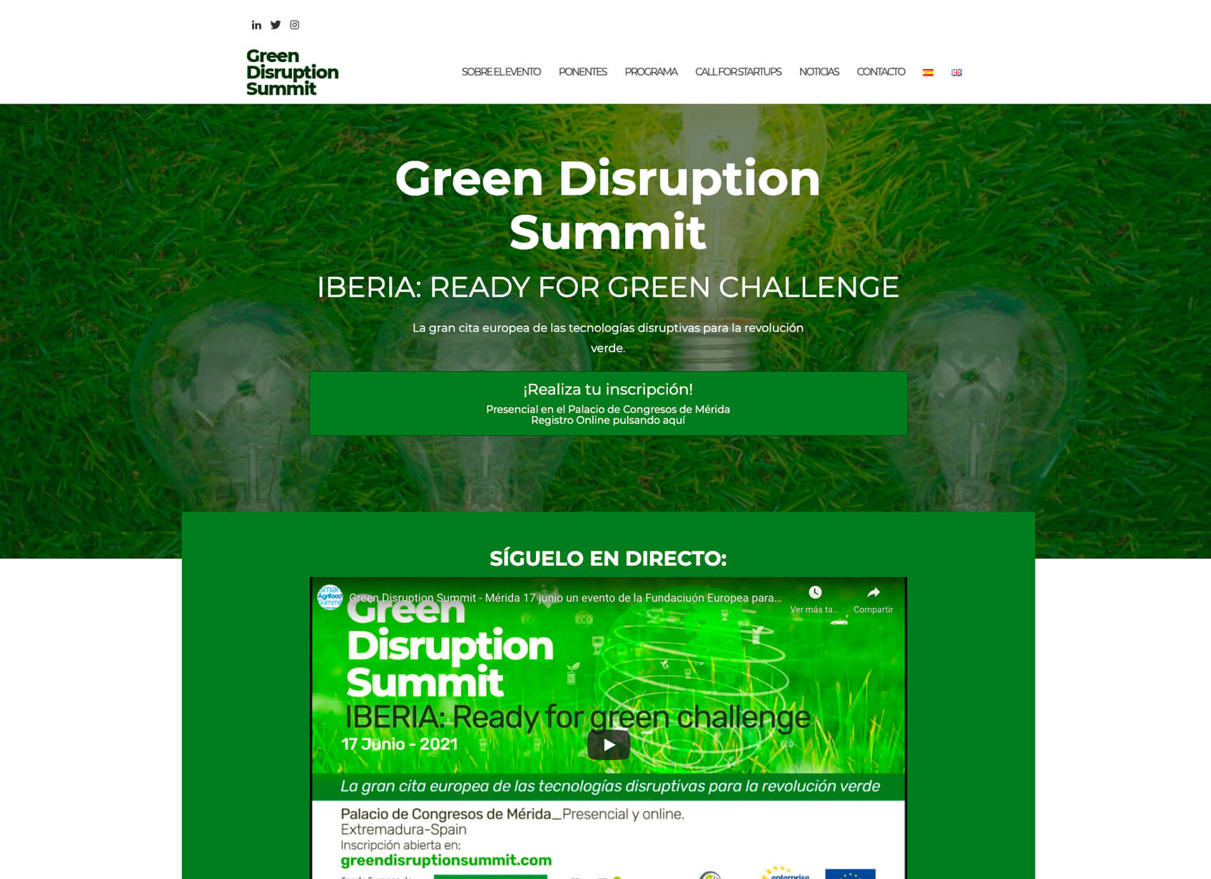 Green disruption summit 1